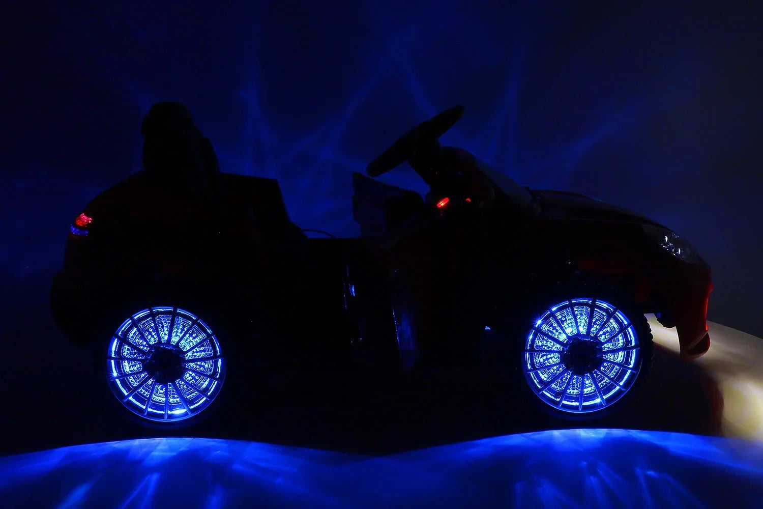 12V Ride-On R/C with Remote Kiddie Car | Metallic Electric Parental Roadster Kids Black