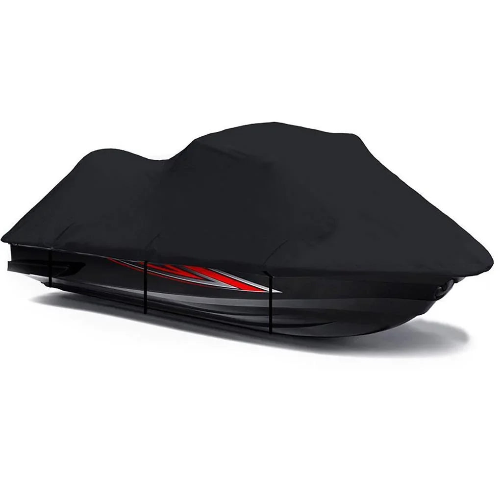 / 2 Cover 600D JH1100 1100 1996 SKI Compatible Kawasaki BLACK Seater 2001 JET ZXi PWC 1998 1999 2002 2003 1997 2000 for