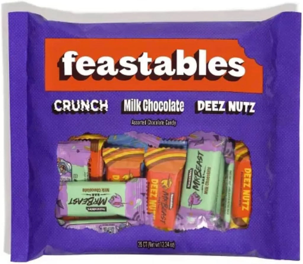 Beast Chocolate Mr. Bars Bag Mini Of Feastables 50