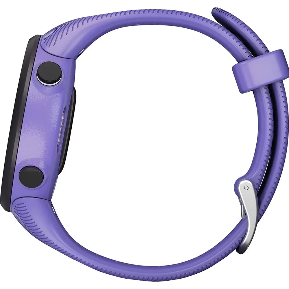 Smartwatch Bundle 45S - (WEYV, Heart 010-N2156-01 Suite Running GPS Yoga (Refurbished) (Iris) Vibes, Restored Fitness Rate Burn) Forerunner Monitor & Garmin With Daily Wellness