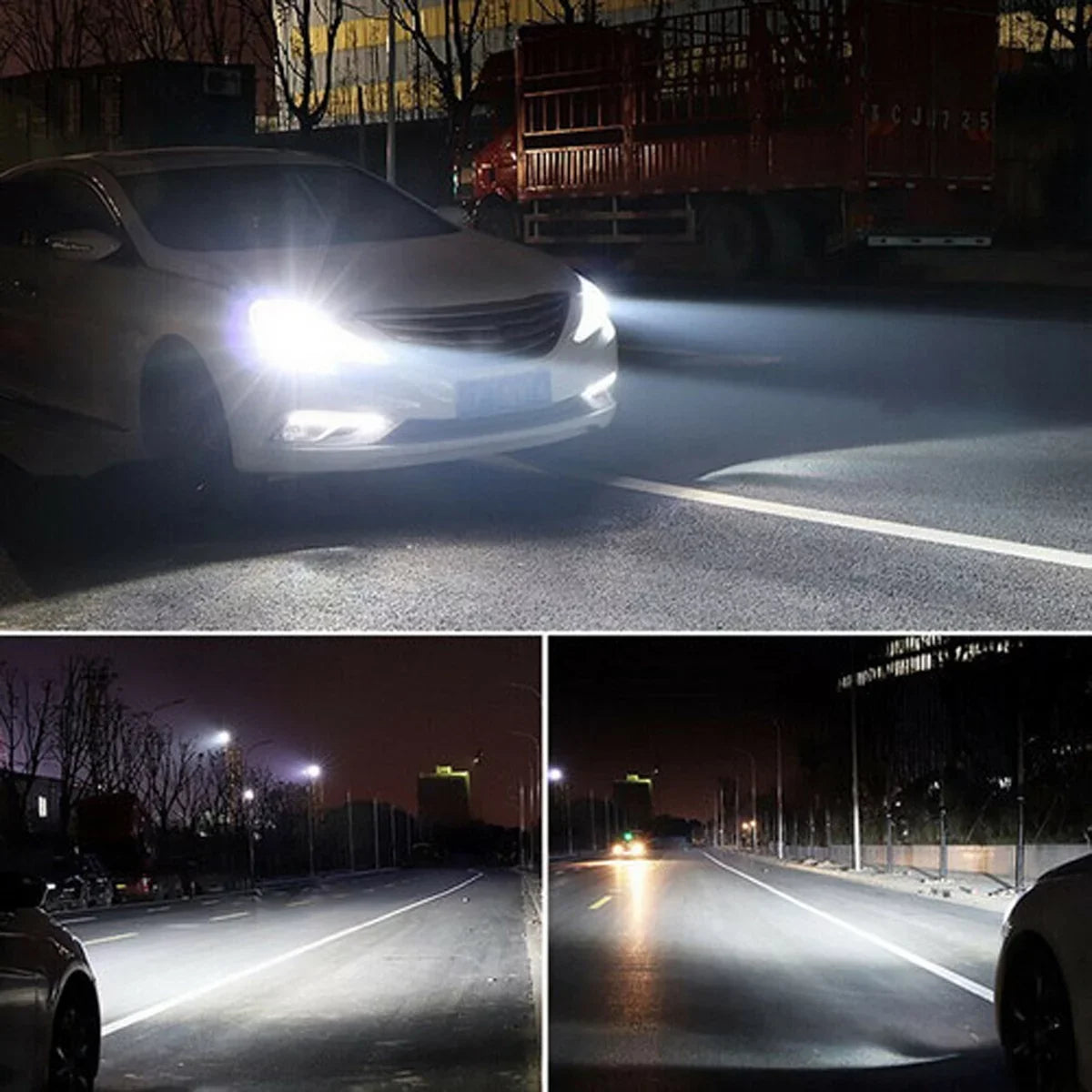 LED 2017 Toyota 2018 2020 H11 H11 2016 BMZONCC Light 2019 Bulbs Fog for 2015 Combo Headlight 4Runner 2010-2014 9005