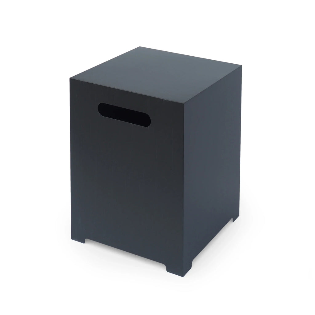 Grey Iron exterior Reign Rectangular Gas Dark Pit , Fire