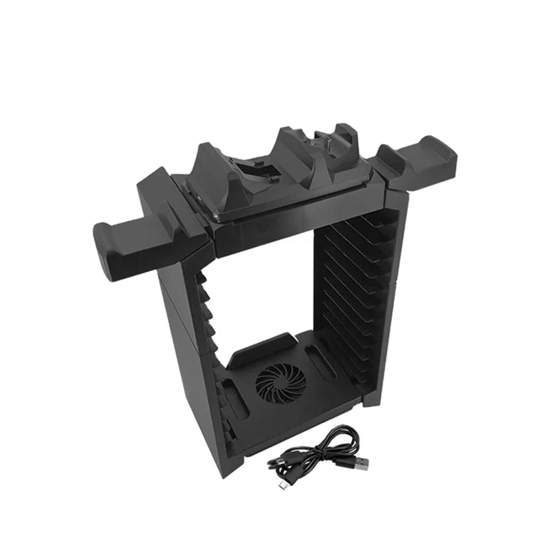 Charger Fan Controller Organizer Stand Vertical for Cooling PS4