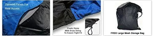 XL Ski Bag 1200 for and Jet Weatherproof Yamaha 1999-2000 Runner Trailer and from Includes climate Covers - Blue/Black Wave Ltd - Trailerable Protects Straps - Color All More! Storage - Sun, Rain,