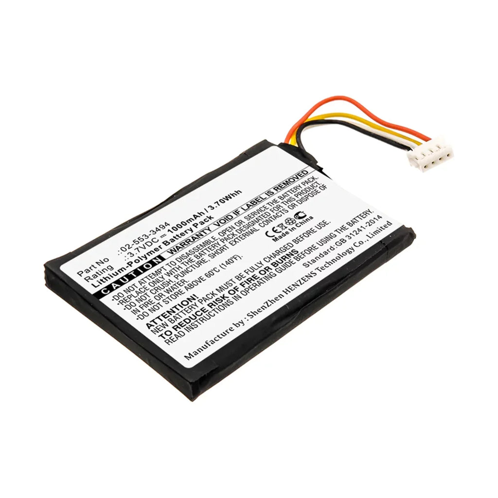 Batteries N Ultra High Battery 1000mAh, for Li-Pol, Battery Capacity 02-553-3494 Speaker Replacement Accessories BNA-WB-P11683 - 3.7V, Harman/Kardon -