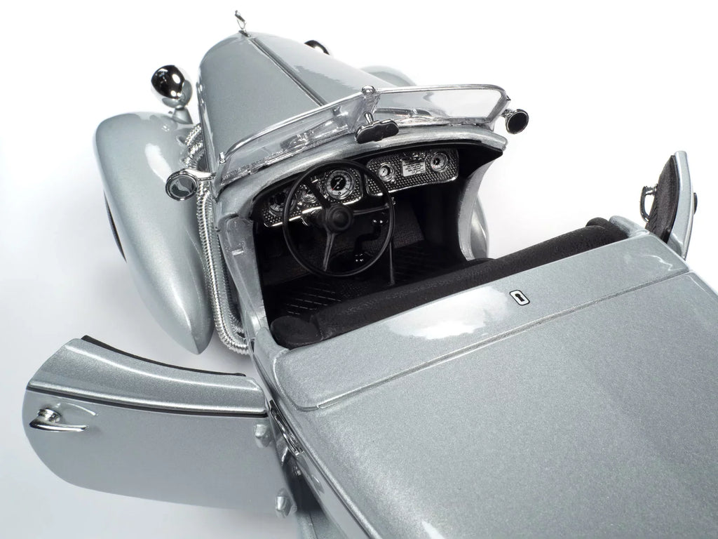Haze World 1/18 by 1935 Gray 851 Speedster Diecast Car Auburn Auto Model