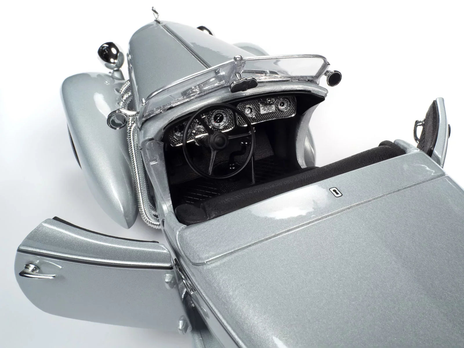 Haze World 1/18 by 1935 Gray 851 Speedster Diecast Car Auburn Auto Model
