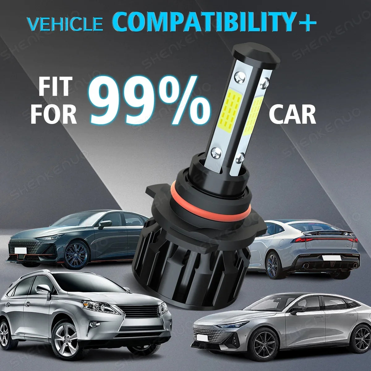 LED 2017 Toyota 2018 2020 H11 H11 2016 BMZONCC Light 2019 Bulbs Fog for 2015 Combo Headlight 4Runner 2010-2014 9005