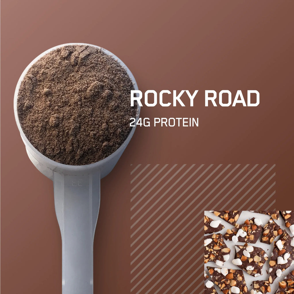 Servings Road, Gold Optimum lb, Powder, Whey 5 72 Rocky Protein Standard 100% Nutrition,