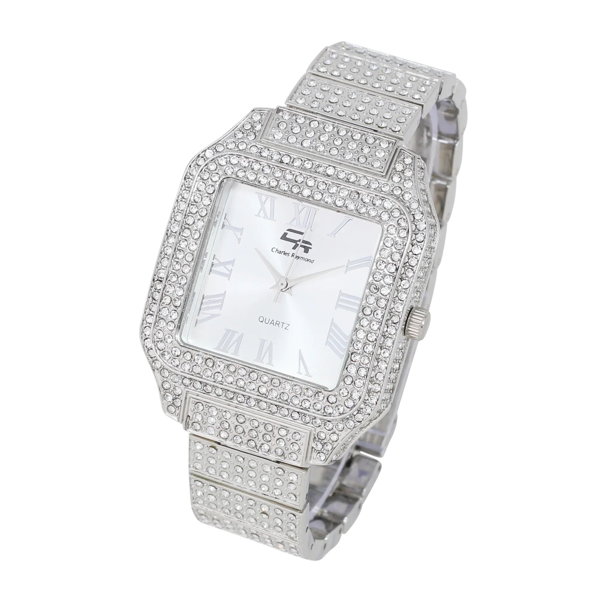 Timeless Testament blinged-Out a Classic-SLV) True Iced (L0513LA Watch, Diamonds Out and Luxury Women's Crystal to Glamour Beauty