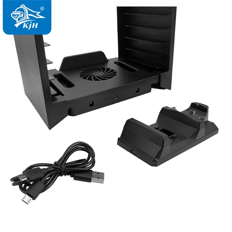 Charger Fan Controller Organizer Stand Vertical for Cooling PS4