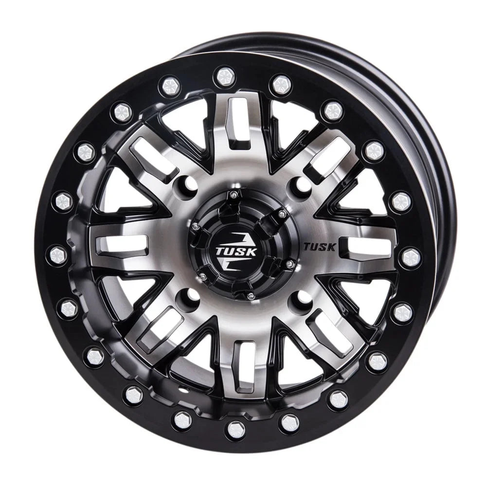 Wheel Beadlock 1000 3.0 4/156 RMAX For 4.0 (2 Wolverine Machined/Black YAMAHA + 2022 Sport 14x7 Tusk Pack) Teton 2