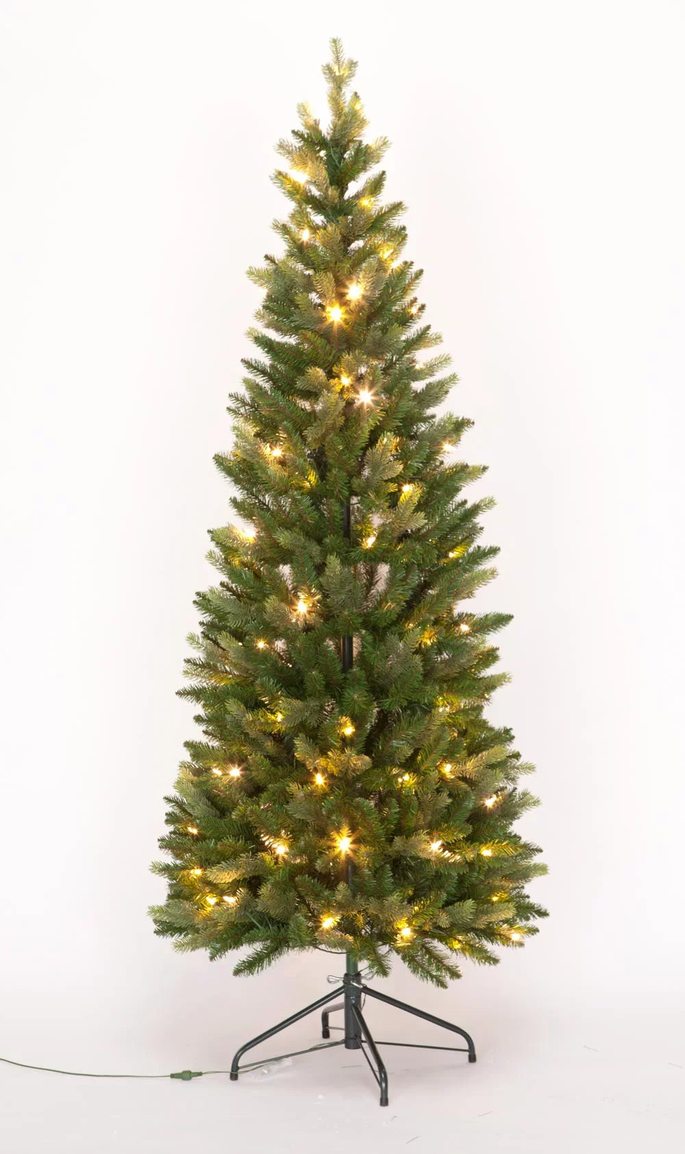 Changing Peak Pre-Lit Fraiser-Like White Christmas Tree, 6-Foot and Lights Holiday LED Multi Color Colored