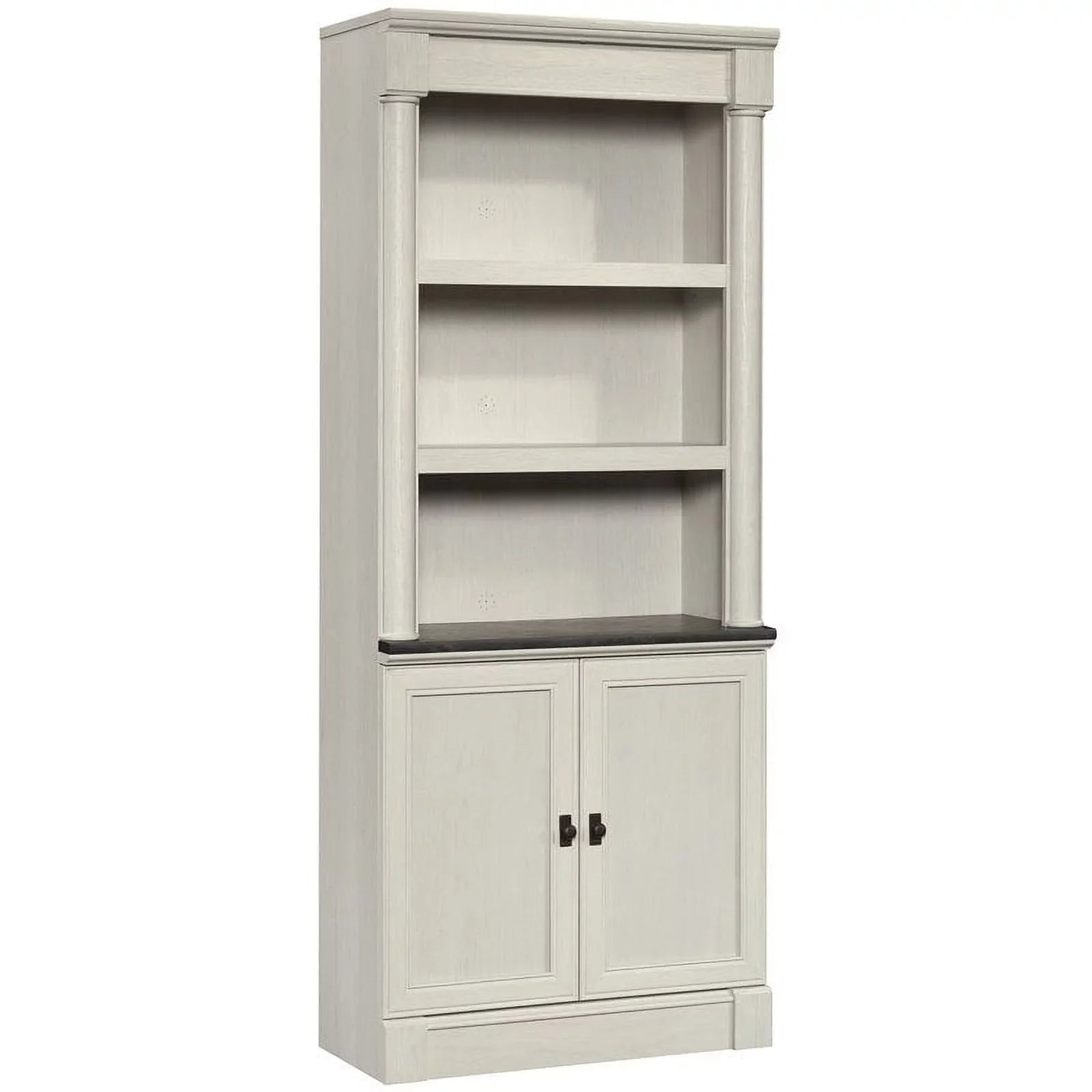 Bookcase, 5-Shelf Palladia Library Bookcase Sauder Glacier Oak Finish