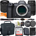 128GB SanDisk Lens Case Card with + EOS + ZeeTech Canon RF Digital Camera 75-300mm STM + Accessory Mirrorless + R6 24-105mm