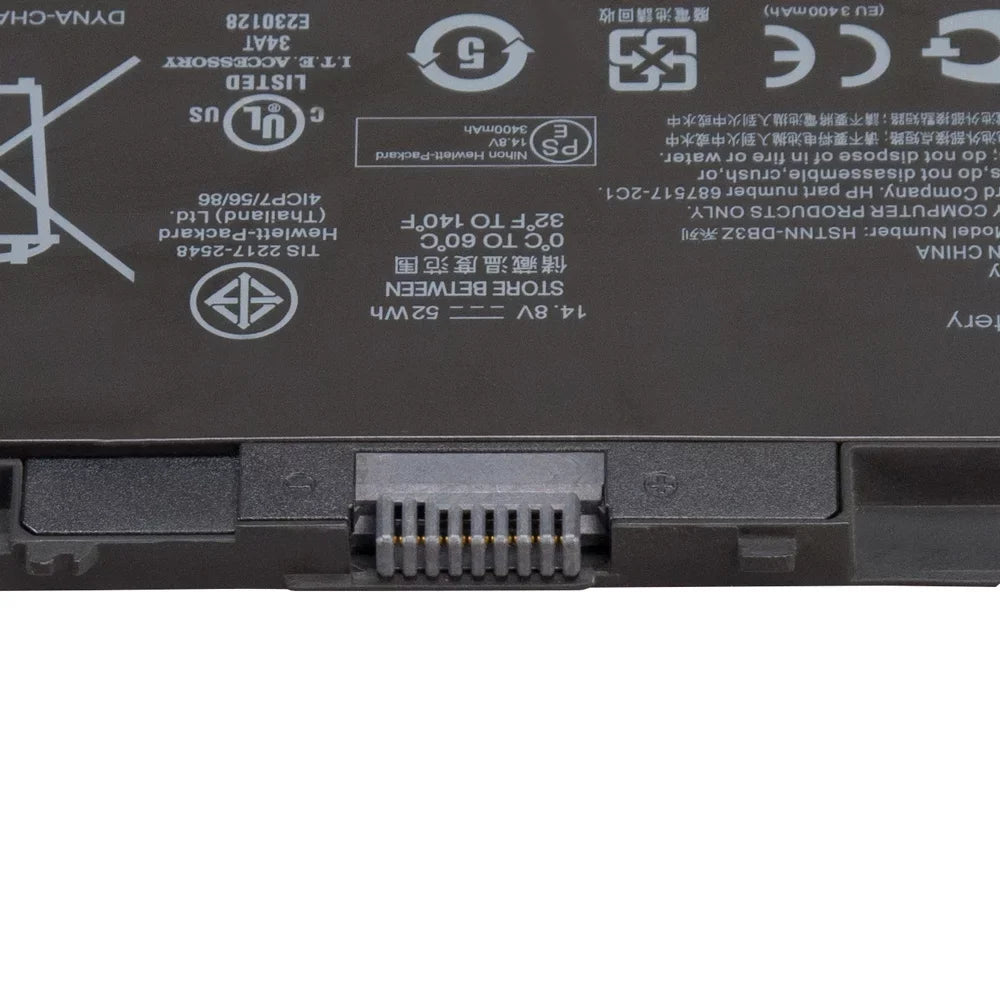 for HSTNN-DB3Z / DR. 9470m D3K60UT / / D3K33UT HP 9470m 9470m HSTNN-LB5B C9H54UT 9470m Folio EliteBook H4Q48UT BATTERY / / / / Replacement H4Q48AA C7Q21AW / MA02025XL - 9470m / C6Z63UT