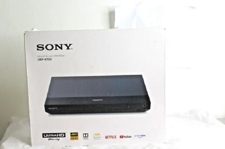 Black Player, UBPX700 HiRes BluRay Ultra 4K Streaming HD BuiltIn Audio Restored WiFi (Refurbished)