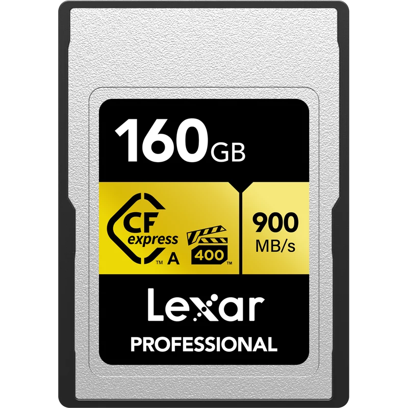 160GB Lexar Bundle Lexar with Card, CFexpress Reader 3.2 USB Professional Type CFexpress Pro 2x2 A/SD R900/W800 Gold Gen A (2-Pack) Memory Type