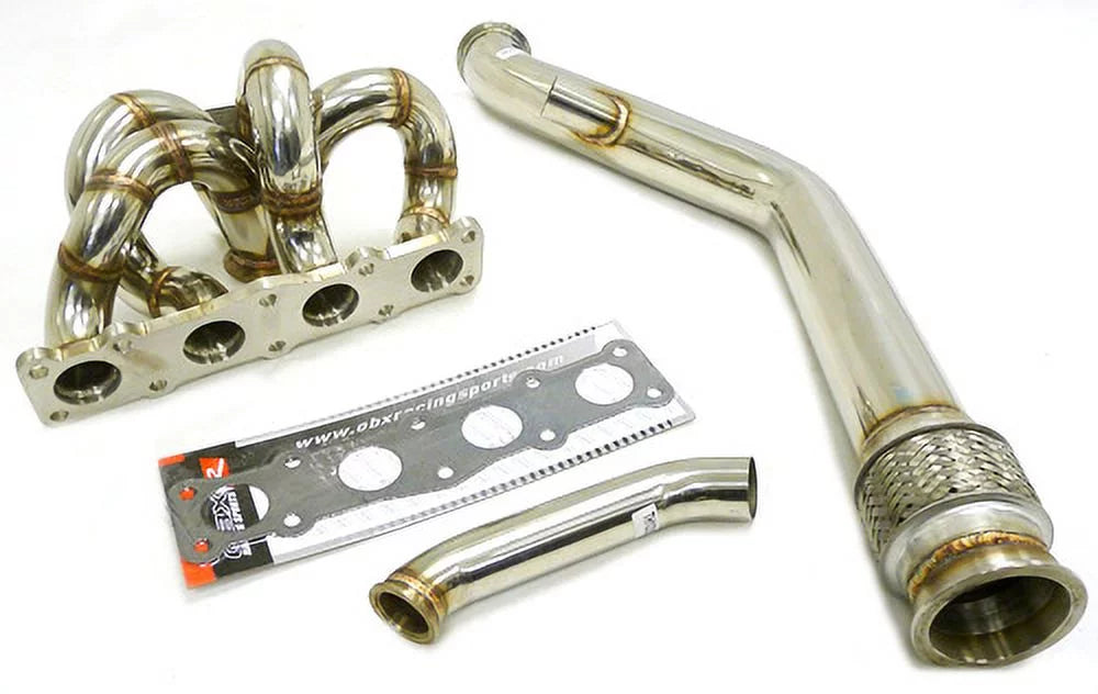 By OBX-RS 2011+ For Hyundai Flange With Genesis 2.0L Manifold V-Band Fitment Steel Stainless