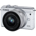 Mirrorless EOS Canon 15-45mm with Camera Lens 3700C009 Digital (White) M200