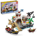 Nostalgic Fortress and Includes Building Décor, Gift Minifigures, Project, LEGO a Idea Rewarding Icons Office 10320 Ship Pirate Kit, Gift, Who 8 Love Home Adults Pirate Eldorado for