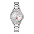 Silver Tide Bulova Crimson Steel Alabama Watch Sport Classic Stainless Women's