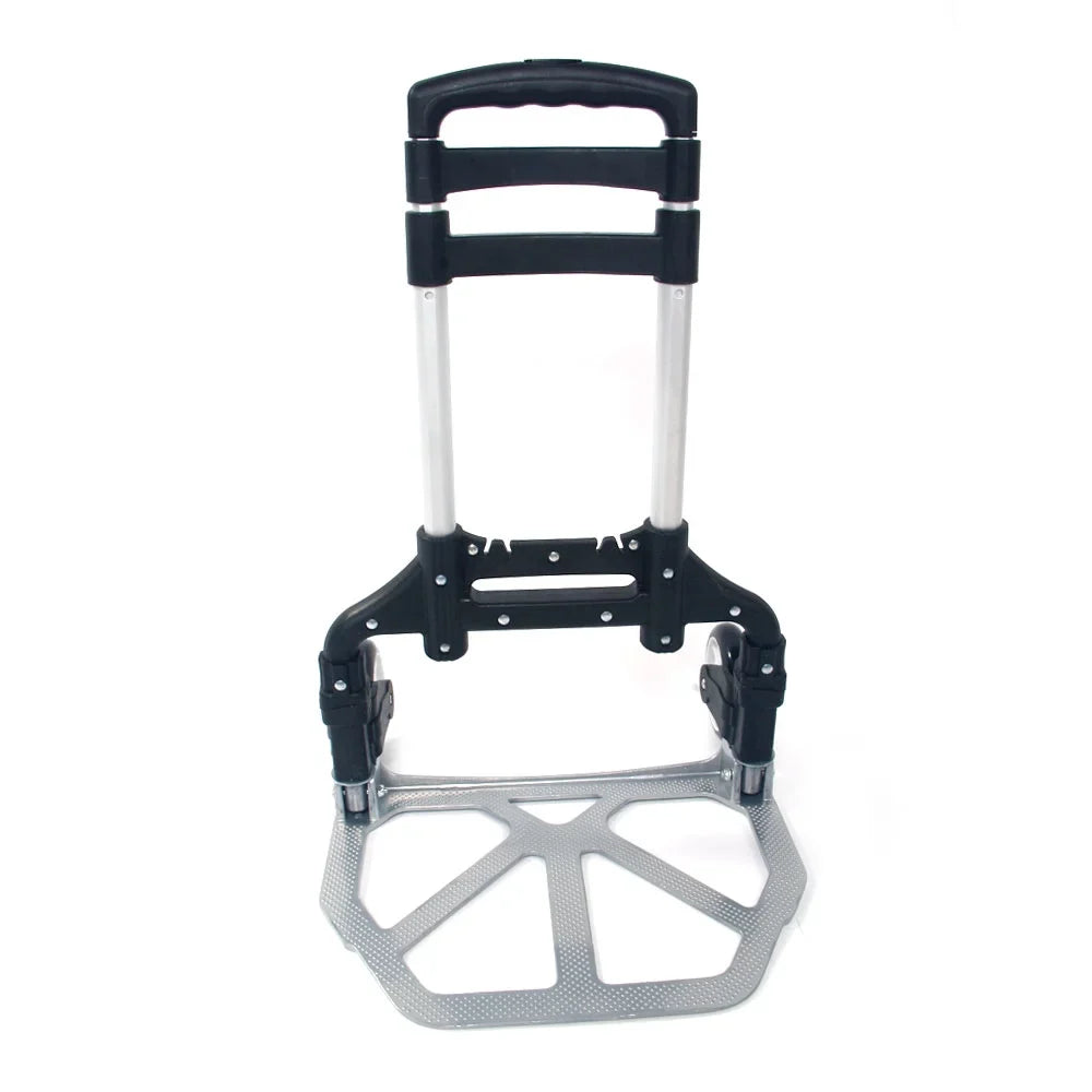 Foldable Portable Luggage, Telescopic with GoDecor Trolley, Black for Rod, Carry