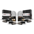 2019 Highlander Coated Geomet Front Kit Fits & Rear Brake CRK5828 Power Toyota Stop
