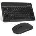 Bluetooth Rechargeable Ergonomic Black Enabled Ultra Combo Bluetooth Pro and Mouse Keyboard Keyboard All - Slim and Axon 30 5G and Mac/Tablet/iPad/PC/Laptop ZTE Onyx Full-dimension Mouse for