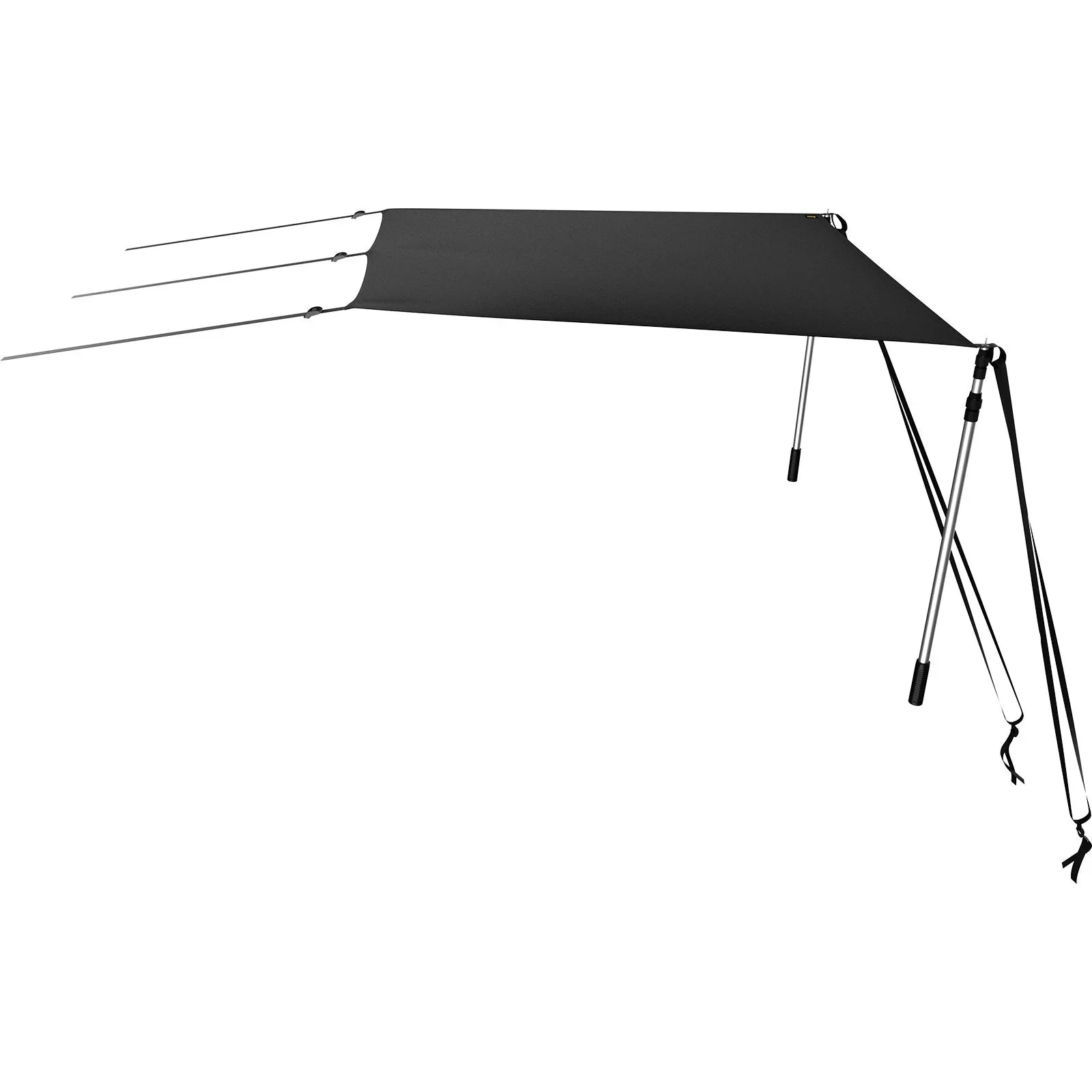 T-Top T-Tops & Easy Assembly Tops - Shade Bimini Kit with for 5'x5' Telescopic 600D Steel Polyester VEVOR UV-Proof Waterproof, Sun Poles, Rustproof