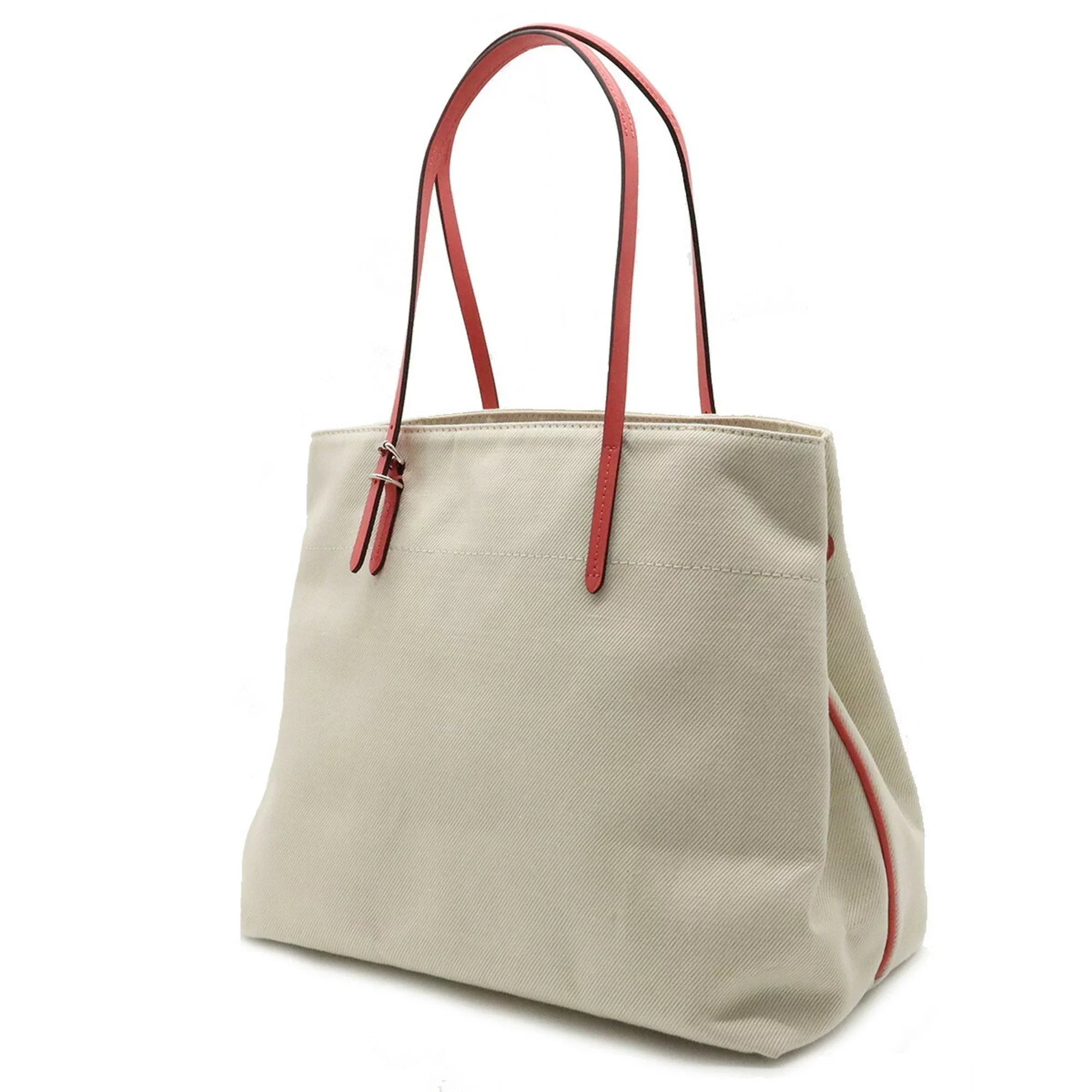MM Pink Used Authenticated Summer Canvas Collection Corail Tote 2014 Bag Shoulder Hippopotamus M94502
