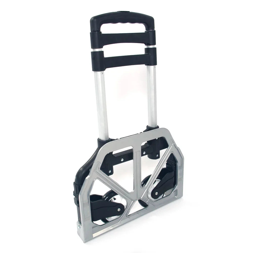 Foldable Portable Luggage, Telescopic with GoDecor Trolley, Black for Rod, Carry