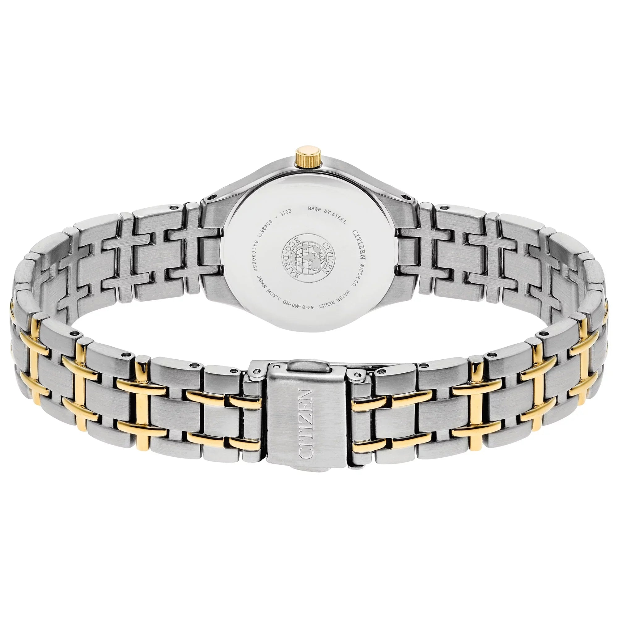 Eco-Drive Gold CITIZEN EW1264-50A Women's Watch Sport Stainless-Steel