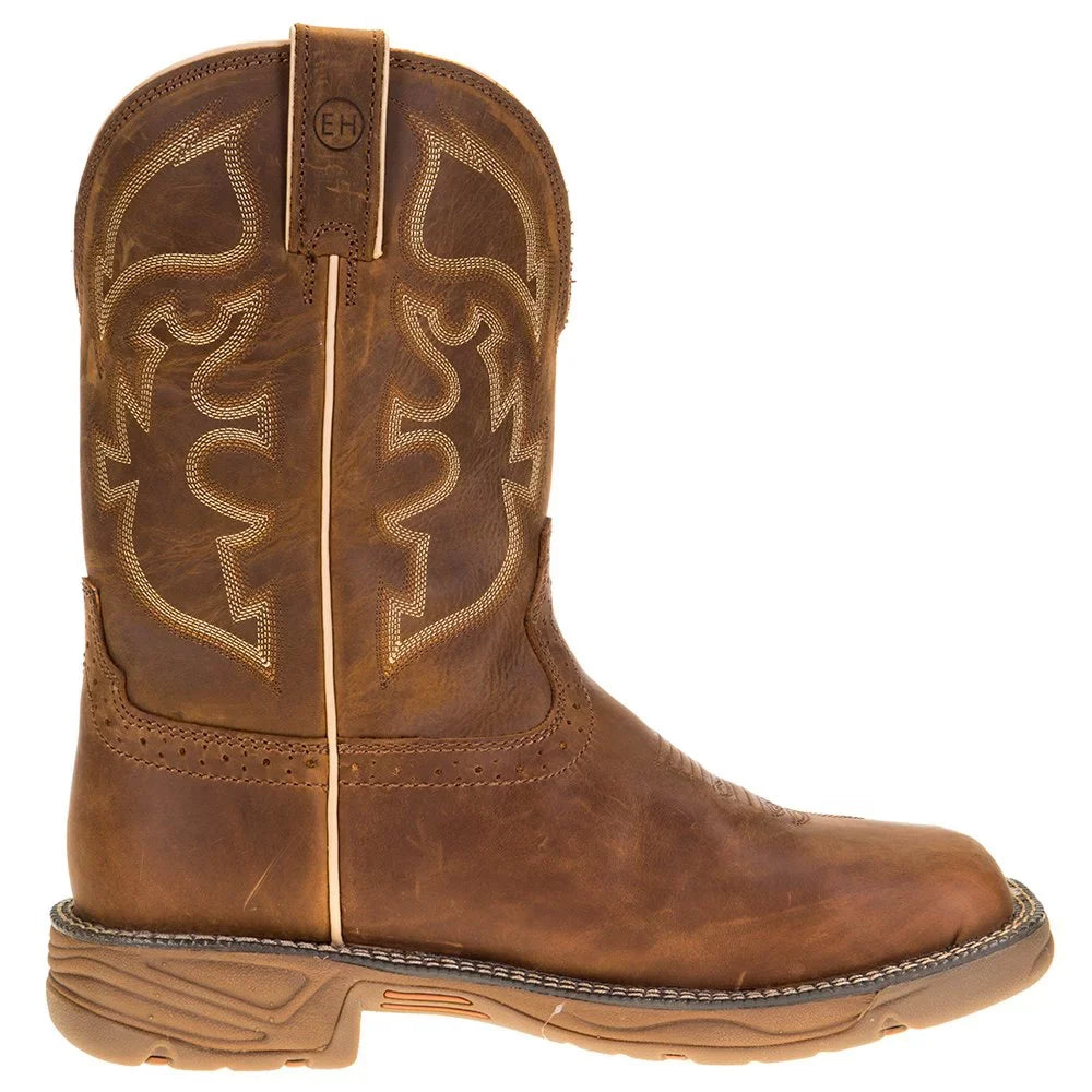 WK4330 Stampede Tan Men's Justin Rustic Boot Rush