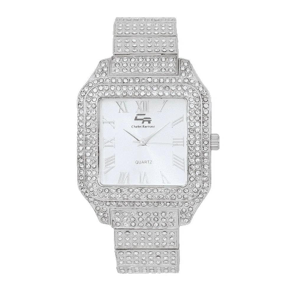 Timeless Testament blinged-Out a Classic-SLV) True Iced (L0513LA Watch, Diamonds Out and Luxury Women's Crystal to Glamour Beauty