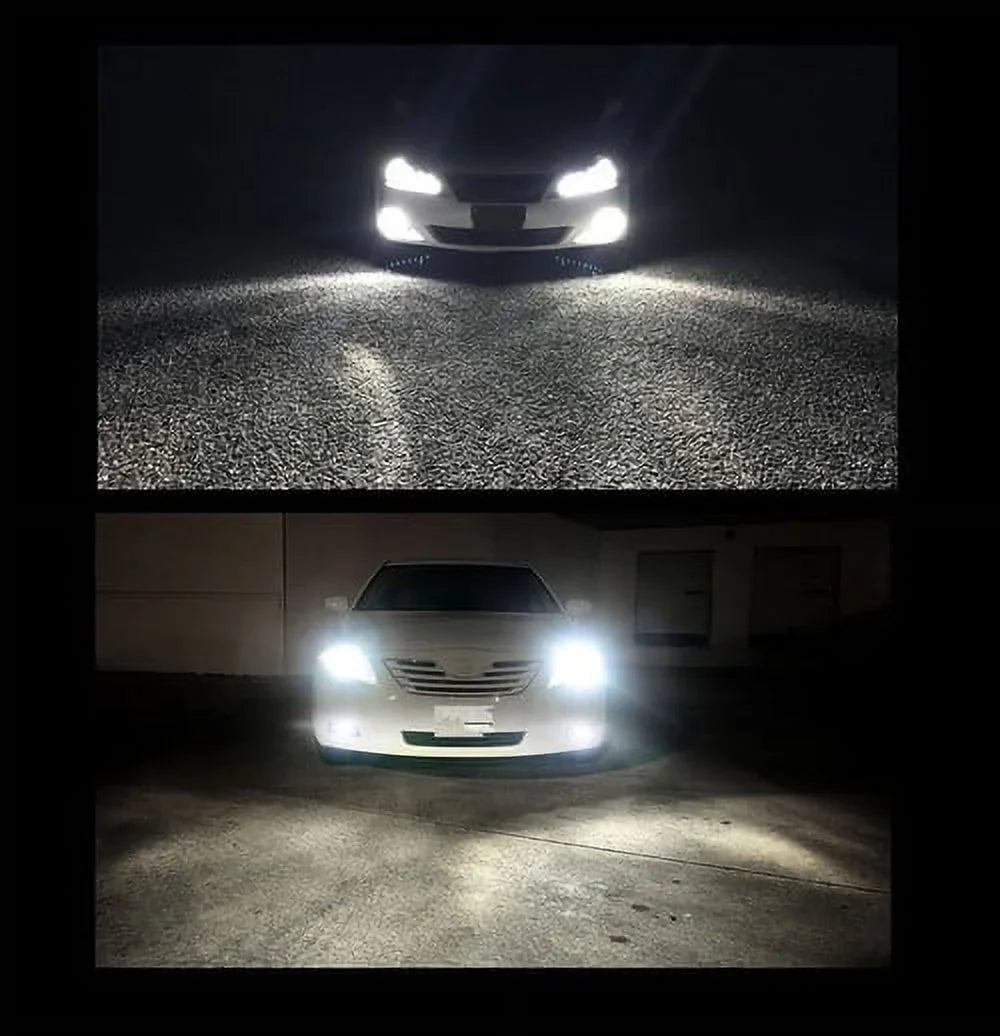 LED 2017 Toyota 2018 2020 H11 H11 2016 BMZONCC Light 2019 Bulbs Fog for 2015 Combo Headlight 4Runner 2010-2014 9005