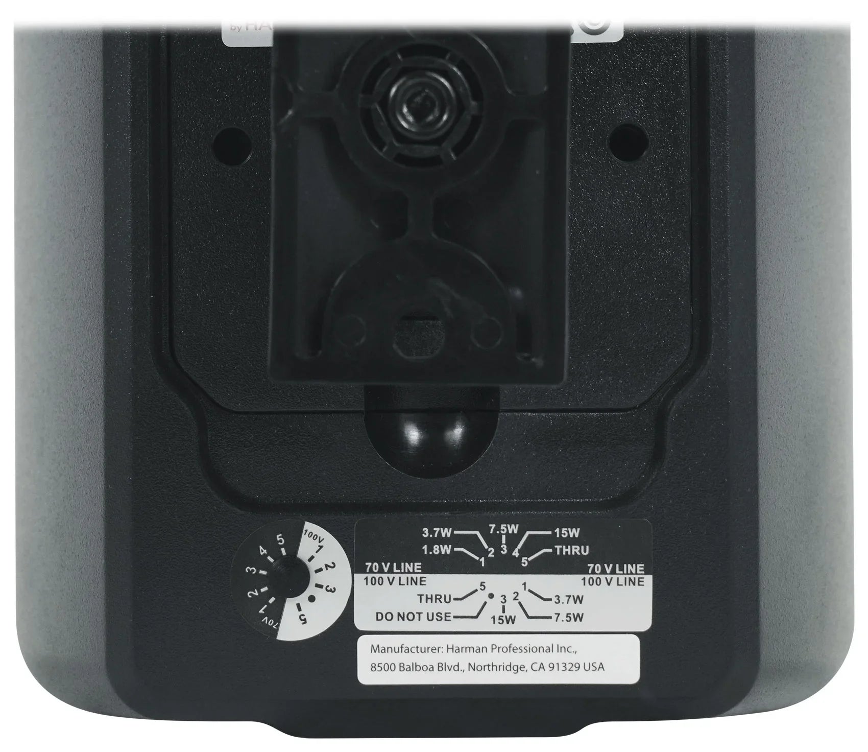 (6) Control Wall Commercial 3" Amp 23-1 70v JBL Indoor/exterior + Speakers Black