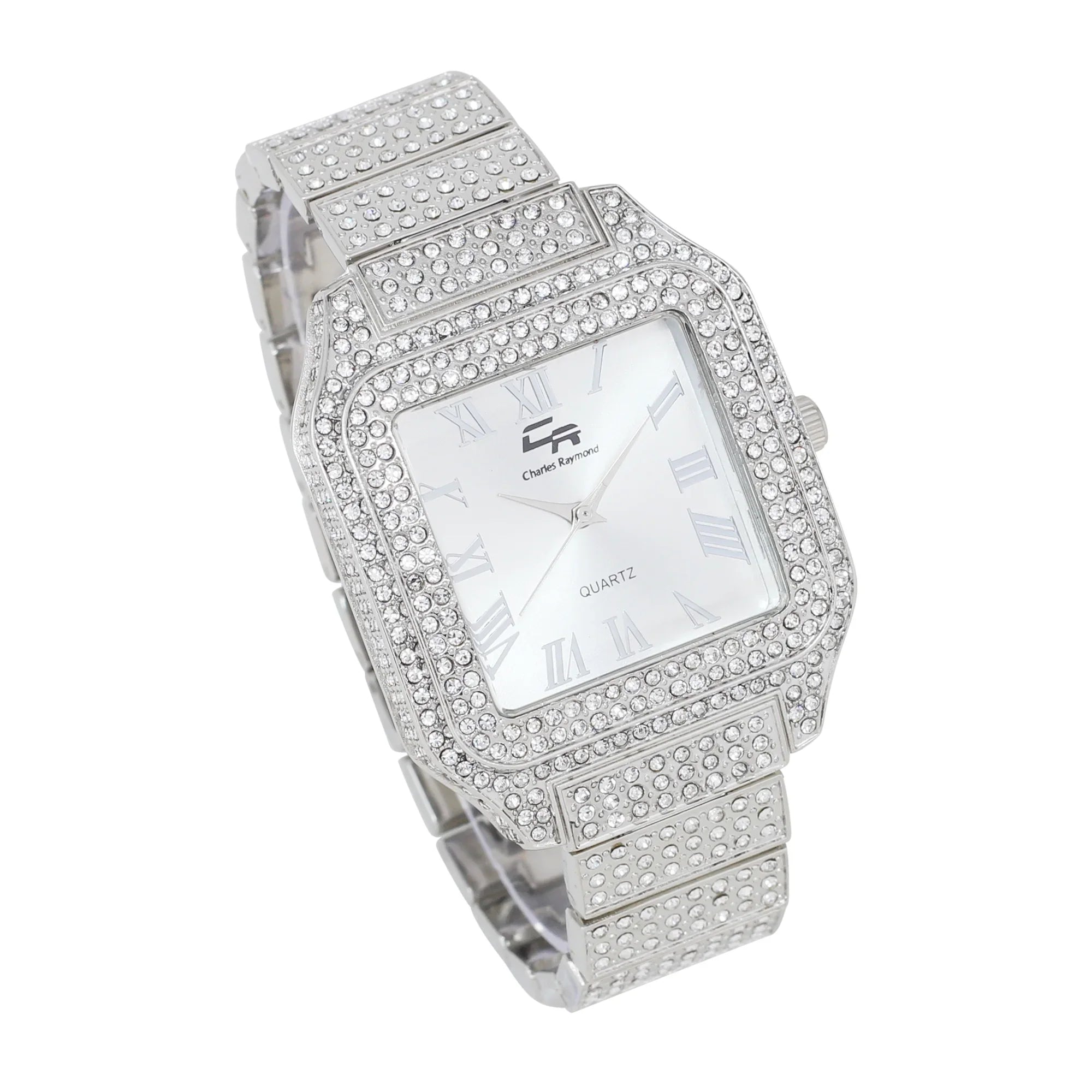 Timeless Testament blinged-Out a Classic-SLV) True Iced (L0513LA Watch, Diamonds Out and Luxury Women's Crystal to Glamour Beauty