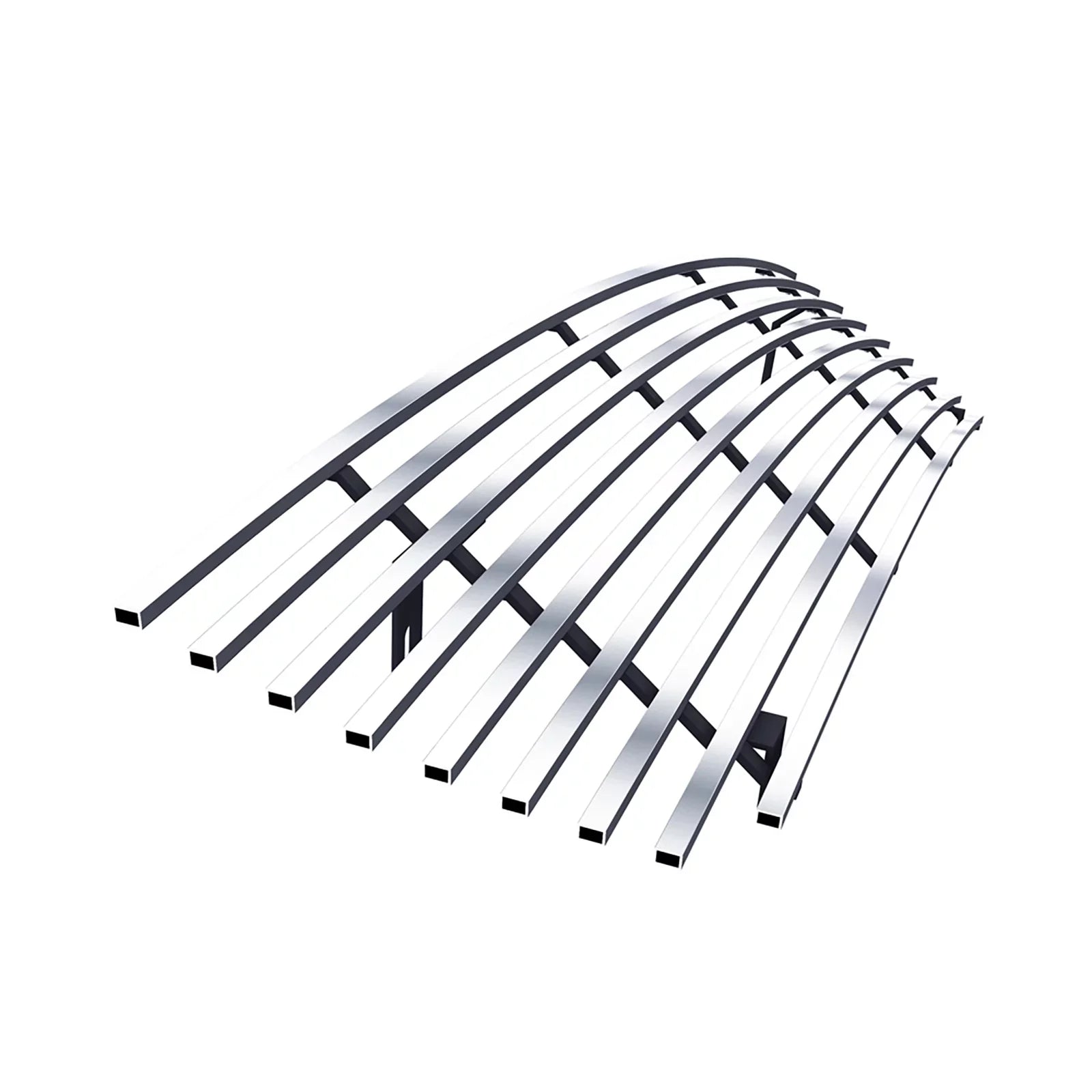 Grand Vitara Compatible Grille Steel Upper Premium Silver with N19-C63158I Billet Main Suzuki 8x6 APS Horizontal 2006-2012 Stainless