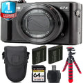 Canon Camera +Tripod + 1 + X G7 Extra -64GB Kit Mark Warranty Battery PowerShot II Yr