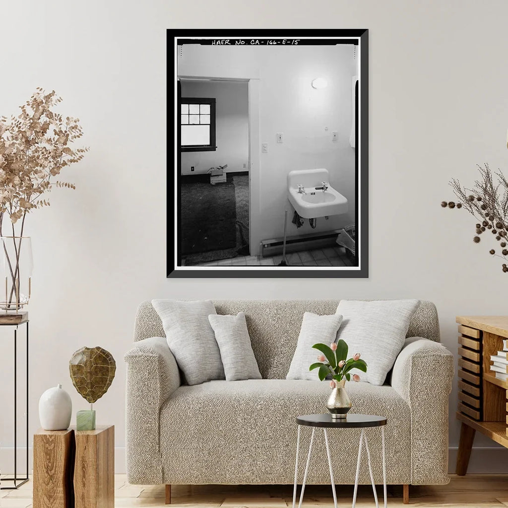 Lake Mono CA Historic Framed vicinity, Cottage, System, Hydroelectric 21-7/8" - Rush Clubhouse Print, Creek, x County, Creek June 17-7/8" Rush 15,