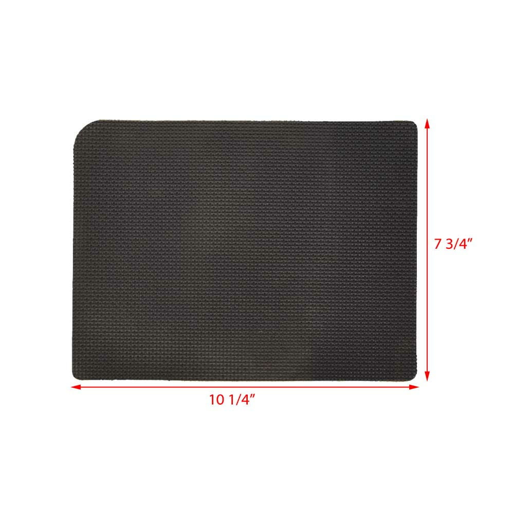 3/4 Non-Skid | 7 Tracker Boat TM178157 x Mat Black Rubber Inch 10 1/4