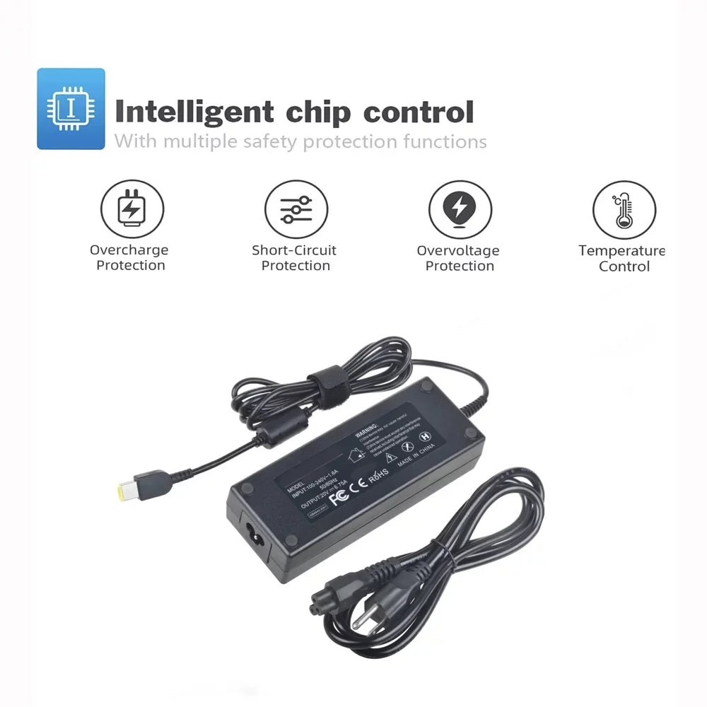 Y520-15IKB Power Charger Y520-15IKBN Adapter 135W Cord Legion CJP-Geek for AC Y520