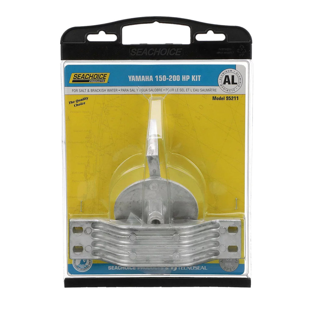 Yamaha Anode Aluminum, Counter Seachoice Cadmium-Free, Rotating, Friendly Kit, 150-200hp Environmentally