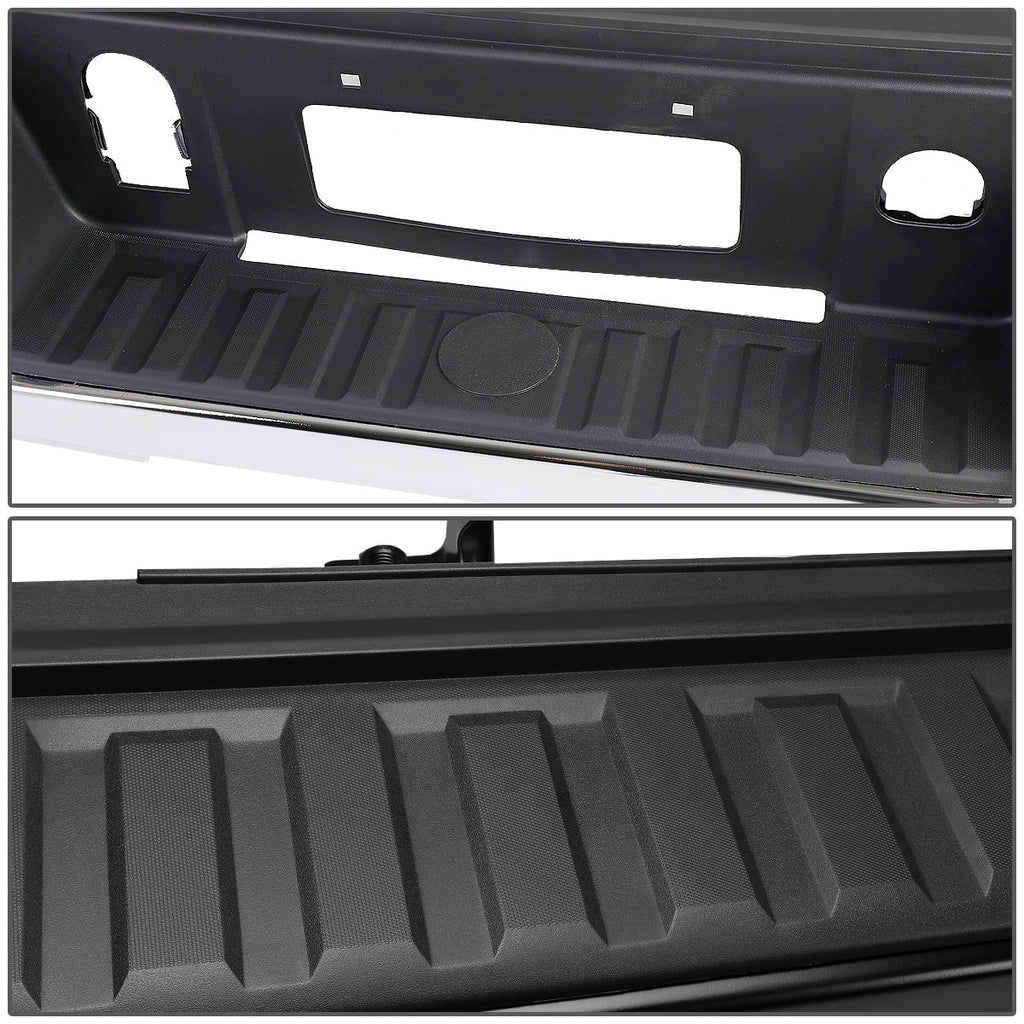 15 Bumper Rear Chevy 2018 STEPBUM-10013 Hole) Step 17 For DNA Park Corner Motoring Distance 2014 GMC Silverado 16 / to Chrome Sensor Sierra (No