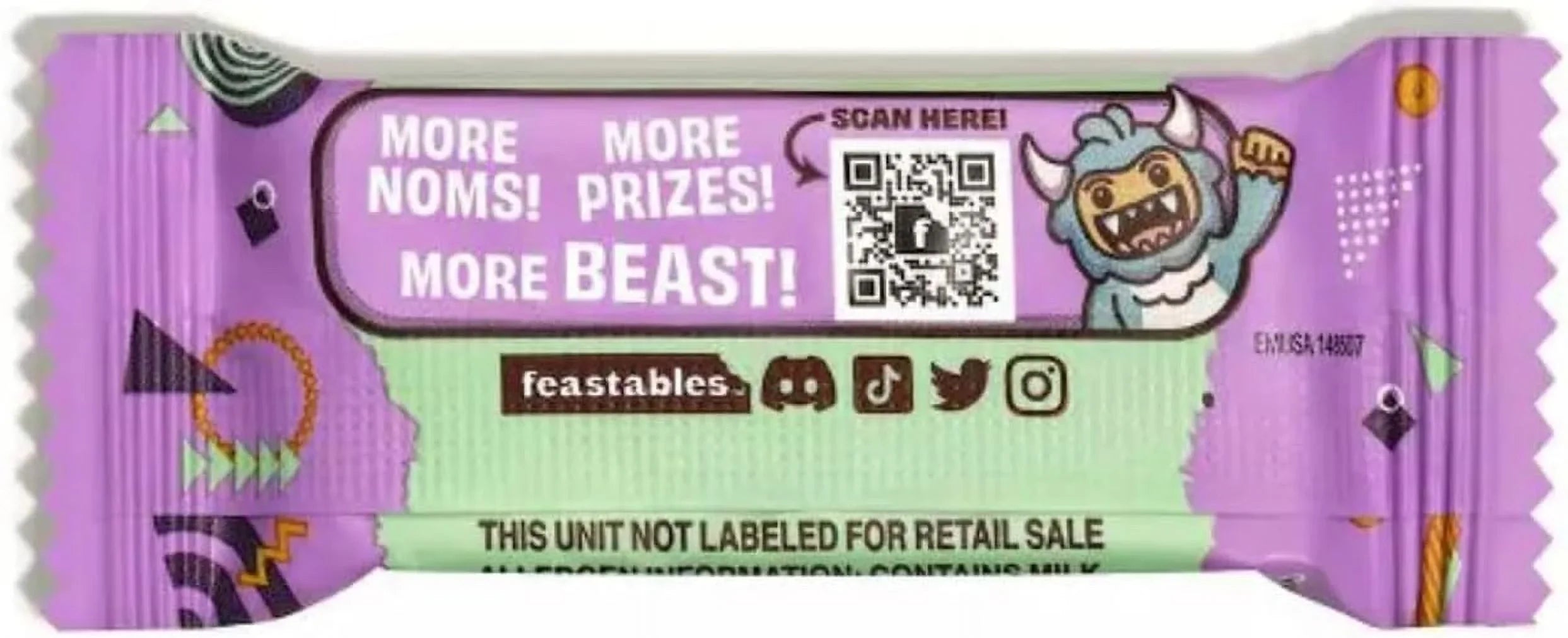 Beast Chocolate Mr. Bars Bag Mini Of Feastables 50