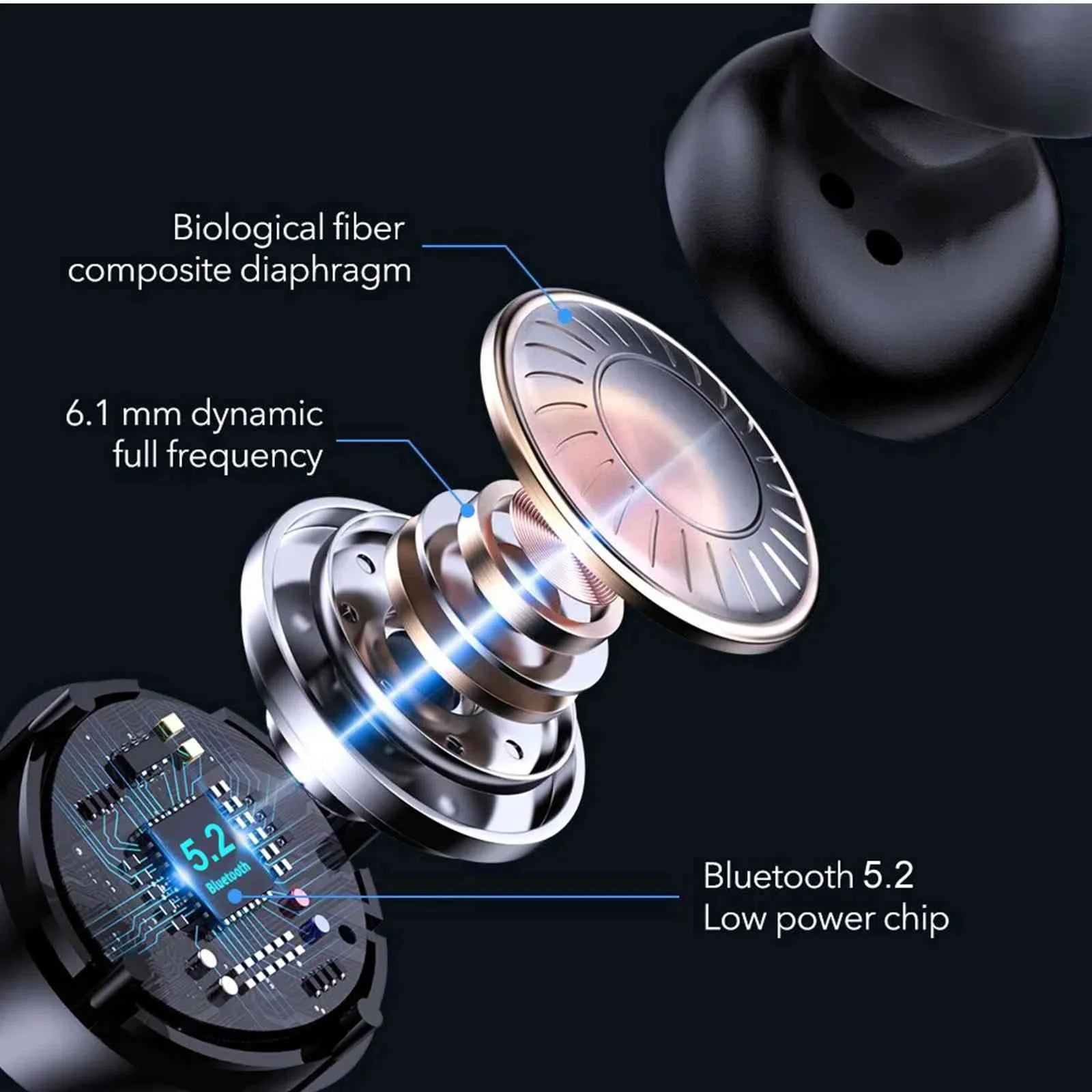 Compatible True with play Boost K5 Connect, IPX5 Resistance, Balanced, Bluetooth Wireless Bass UrbanX Earbuds Black, Connection, Bluetooth liquid 5.2 + Charging Dual Case,