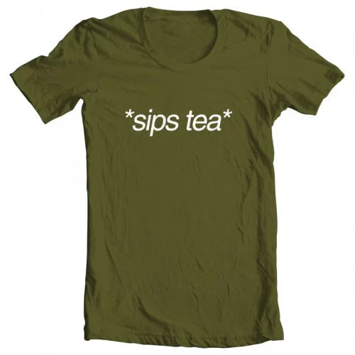by Artwork Military TEEZ Tea Men's Sips Kermit Meme XXX-Large Green T-shirt GEEK Original Inspired