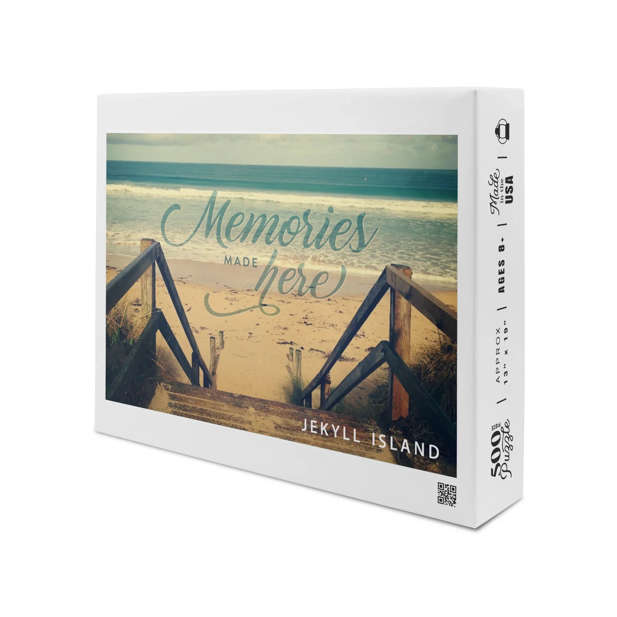 Jigsaw Jekyll Premium I Puzzle You Family, 500 Staircase, Love Adults in Made (19x27 and and Georgia, Sentiment the inches, Back, Sandy Island, Beach Beach for to Piece USA)