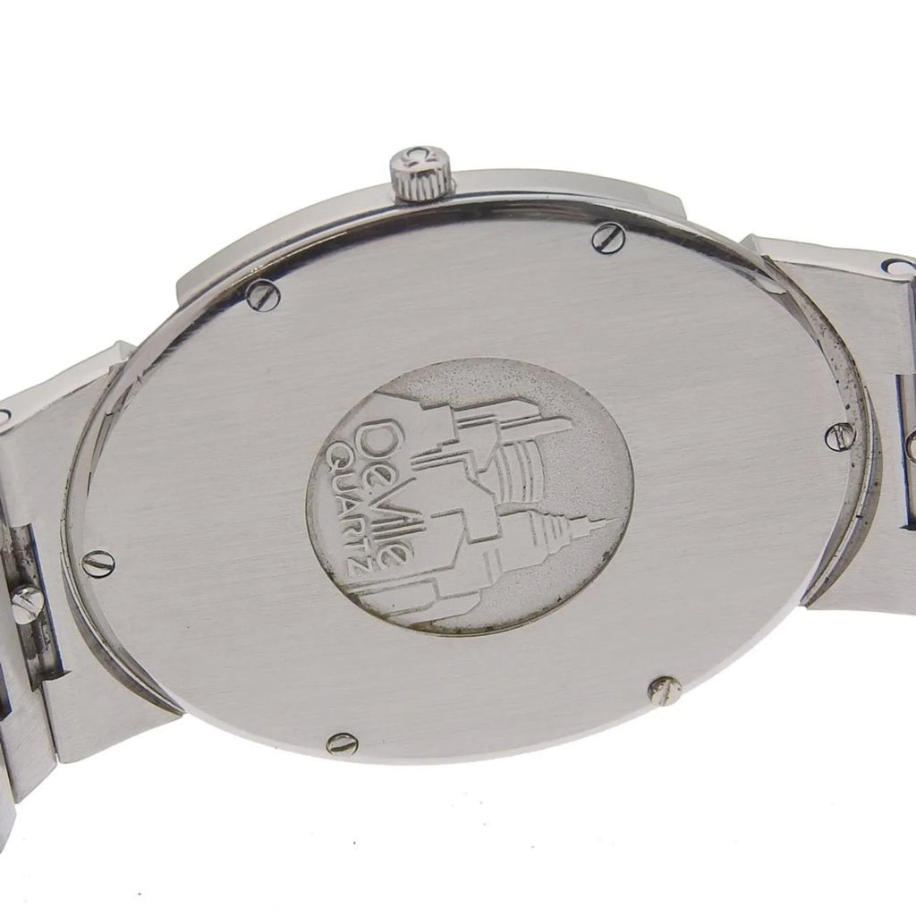 Steel Ville Omega Pre-Owned Dial Watch Made Boys Swiss De (Fair) Silver Silver/Gold Quartz OMEGA Stainless